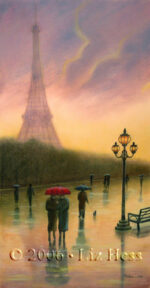 Evening At The Eiffel Print